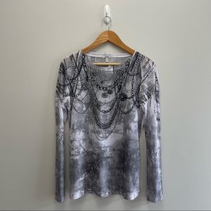 Cache Embellished Top